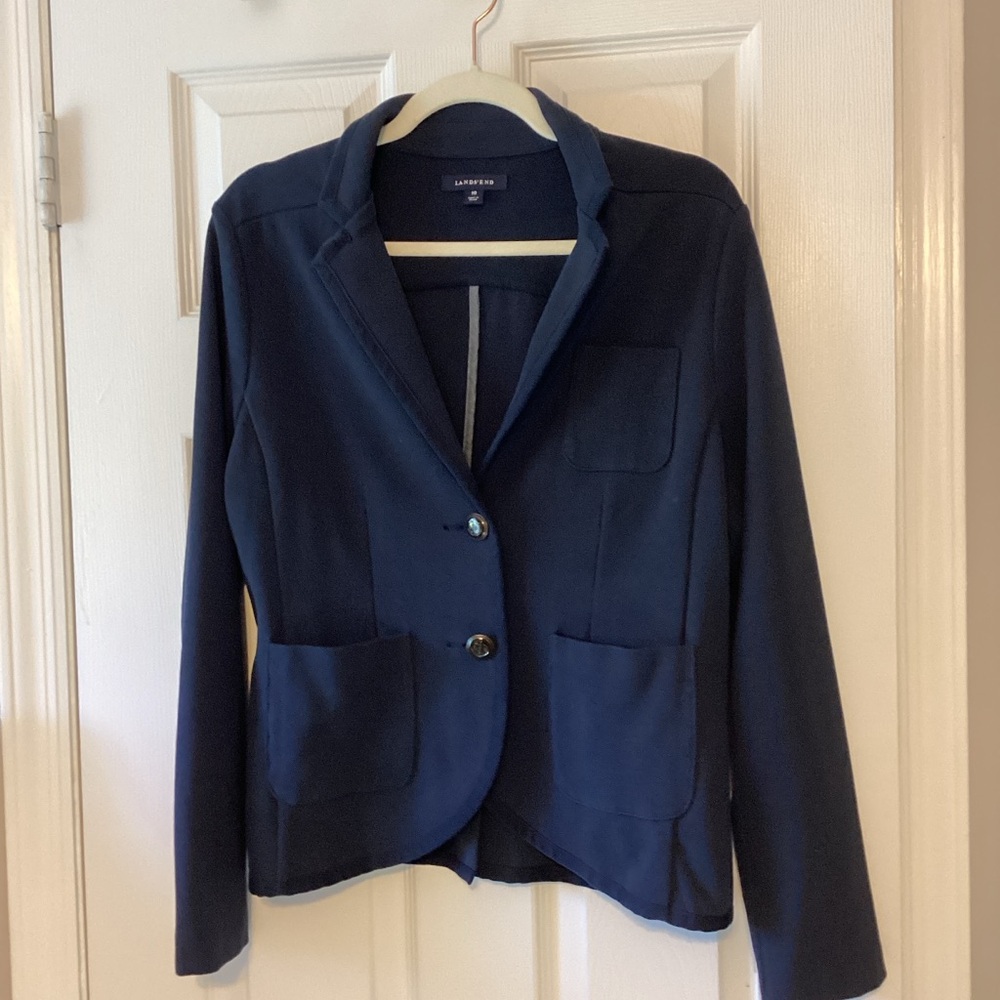 Women’s Lands End Navy Blazer